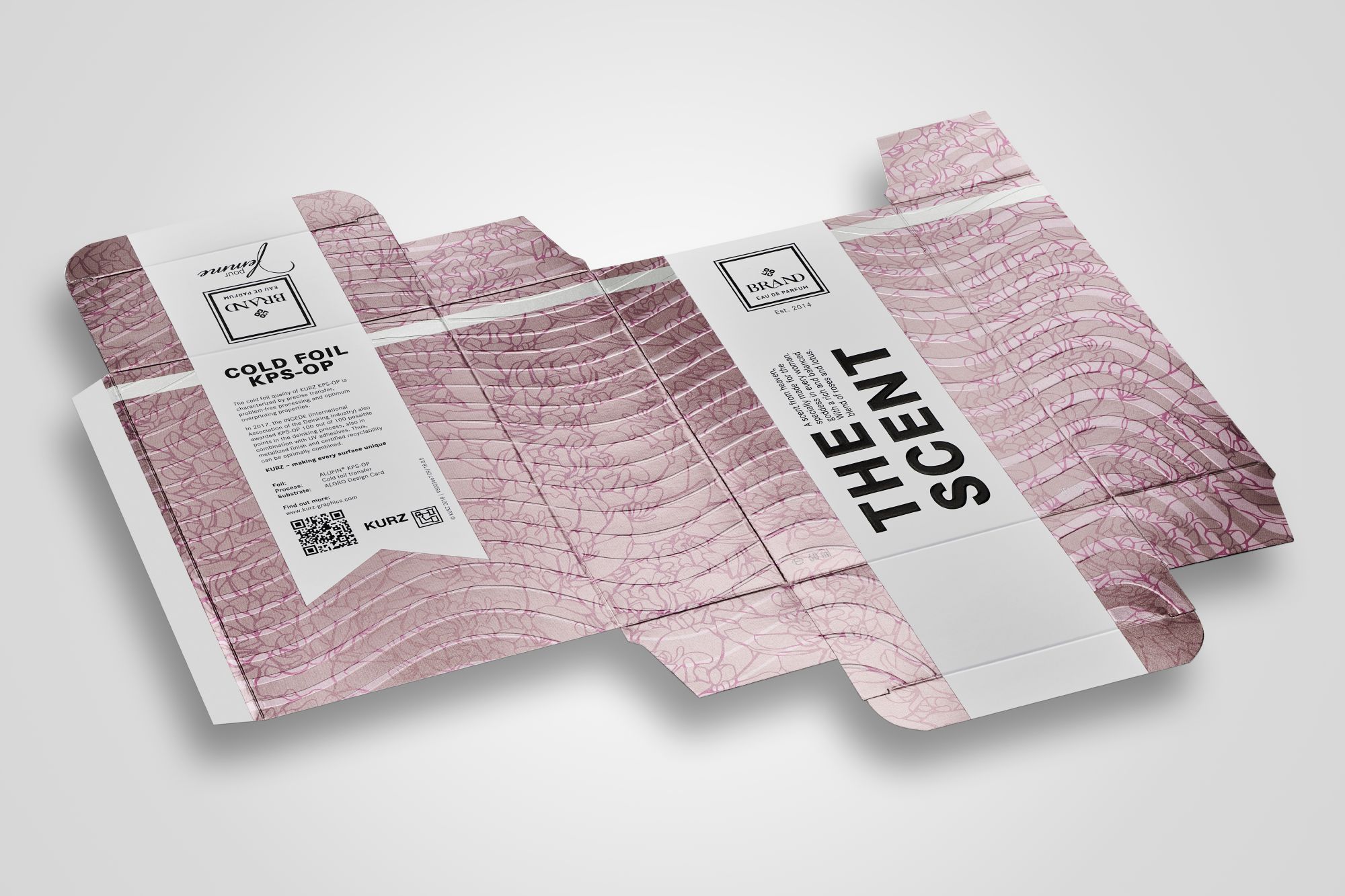 Cold foil transfer with KPS offer many print finishing options for attractive packaging