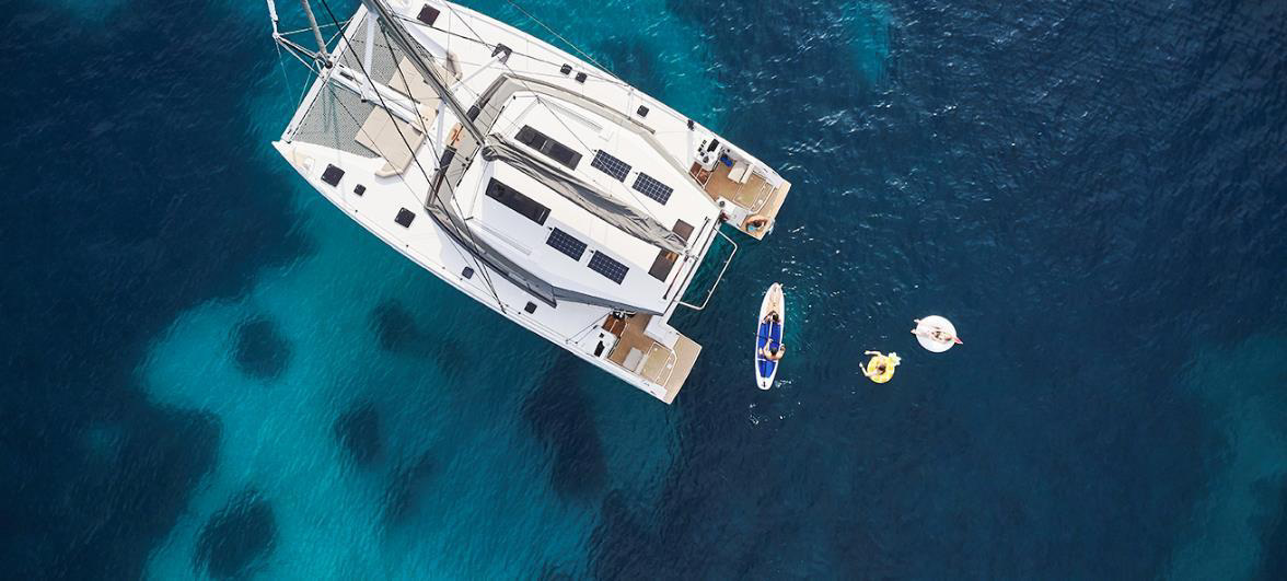Serge Ferrari fabrics for marine applications are ideal for catamarans