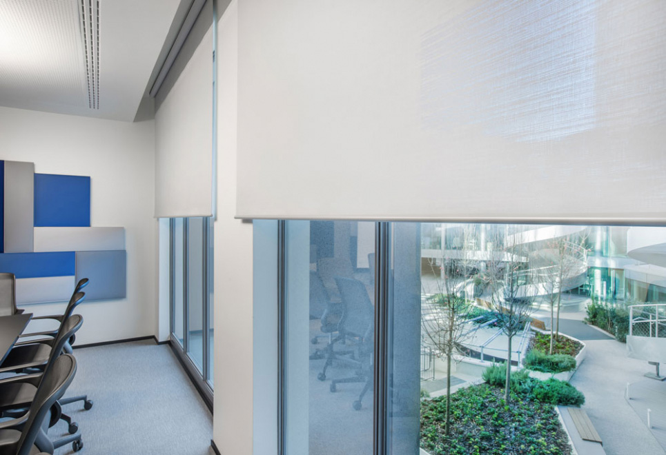Soltis Touch interior roller blinds ideal for controlling sunlight