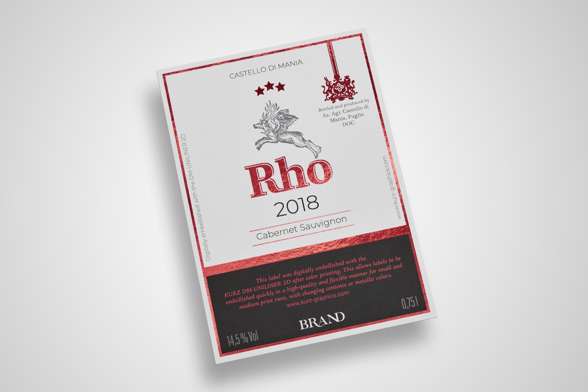 Decorative designs for label printing