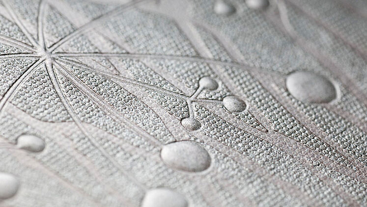 Colorit hot stamping for pearl and matte effects in print