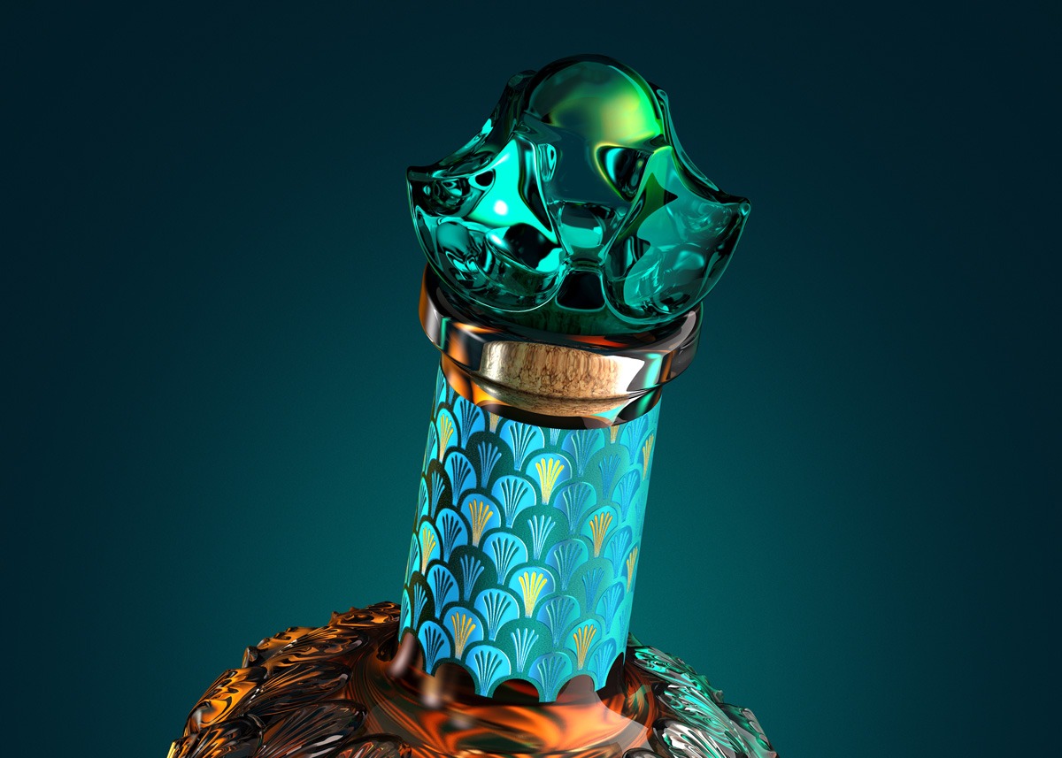 Karoo Mermaid bottle part of the Make A Mark packaging design project